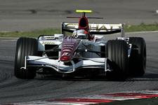 Christian Klien (AUT) Force India Formula One Testing, Barcelona, Spain, 14 November 2007. World © Bumstead/Sutton