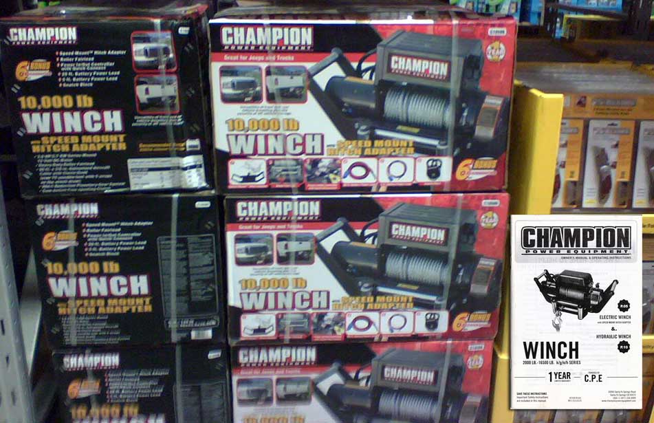 champion winch box